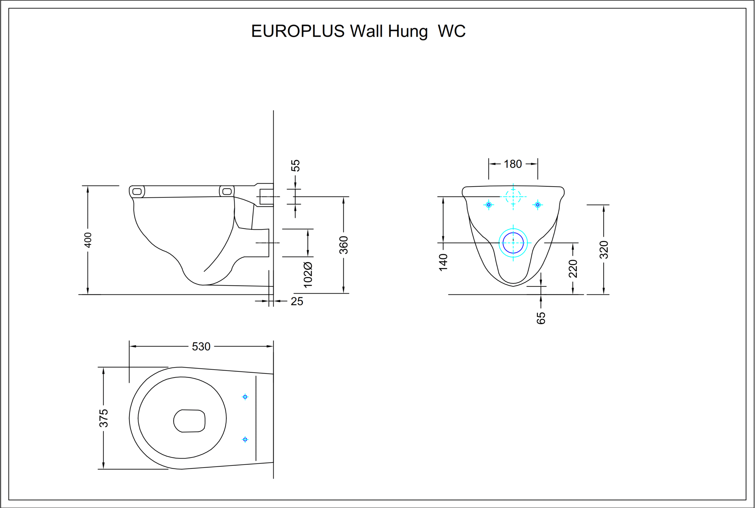 EUROPLUS WH WC_001 dimension section image